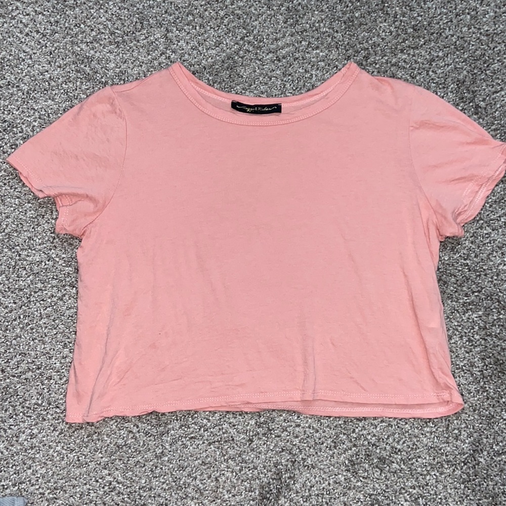 Large Pink Crop Top